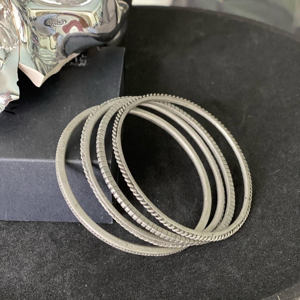 4 stacking bracelets
